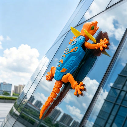 RC Wall Crawler Gecko Simulated Climbing Lizard - Orange