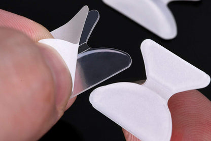 12 Pairs Eyeglass Nose Pads - Clear
