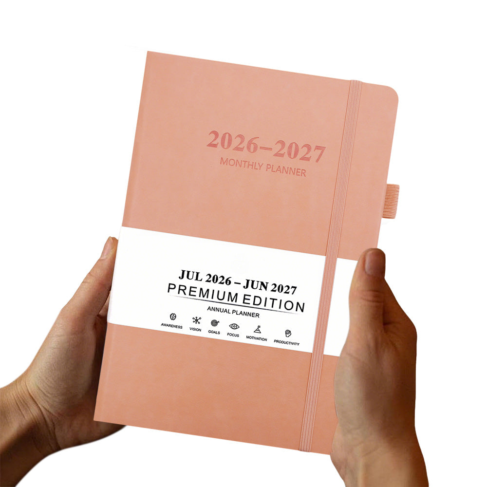 2026â€?027 Monthly Planner Calendar Pink