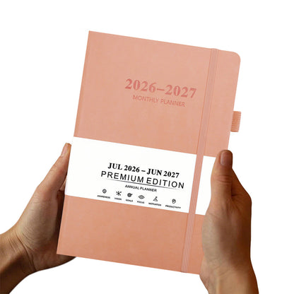 2026â€?027 Monthly Planner Calendar Pink