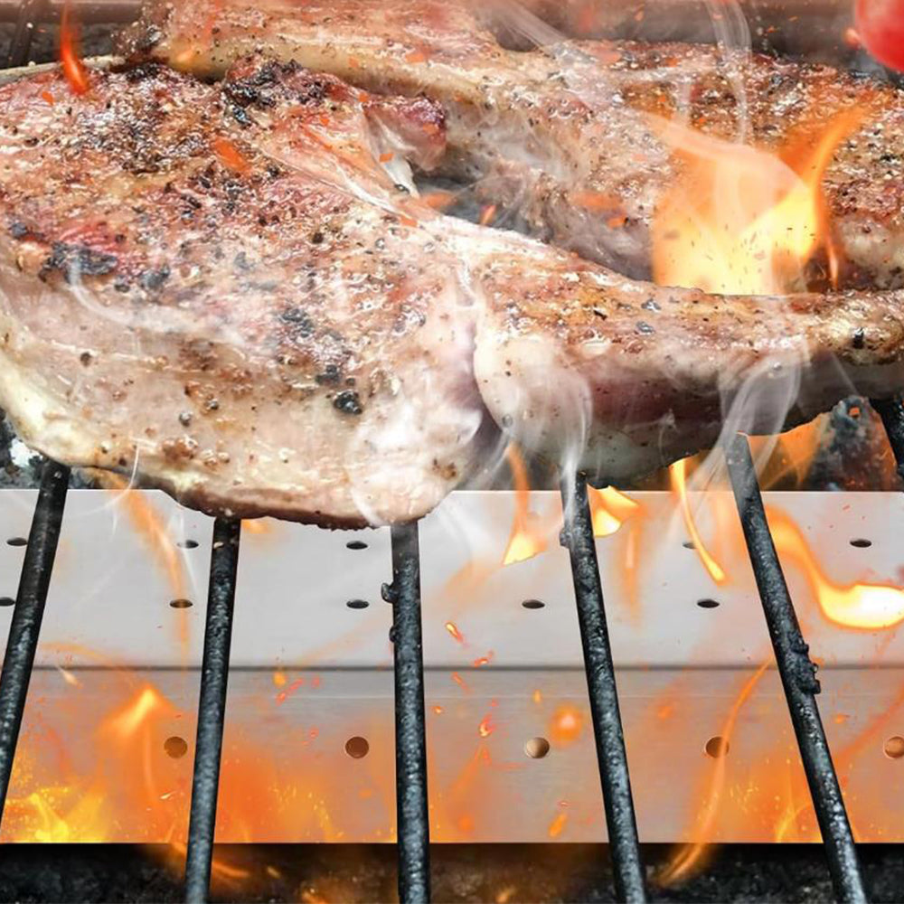 Stainless Steel Smoker Box for Wood Chips Barbecue Meat Smoking Tool Grilling Accessories