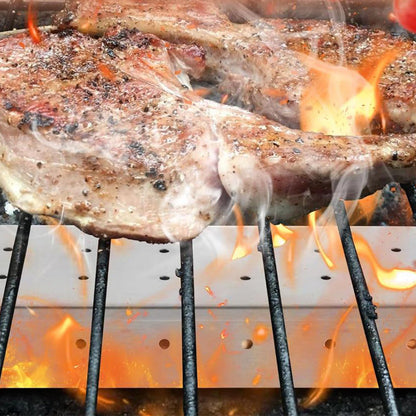 Stainless Steel Smoker Box for Wood Chips Barbecue Meat Smoking Tool Grilling Accessories