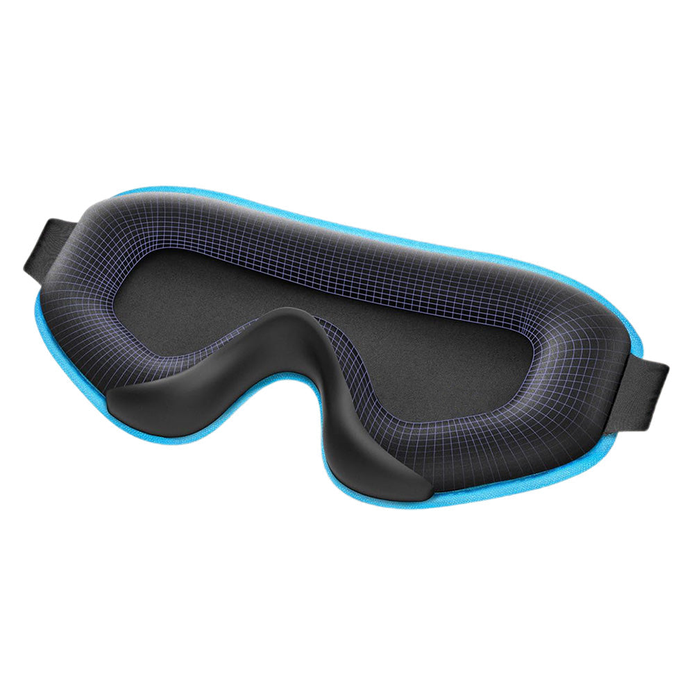 3D Sleeping Eye Mask Breathable Light Blocking Night Mask Blue