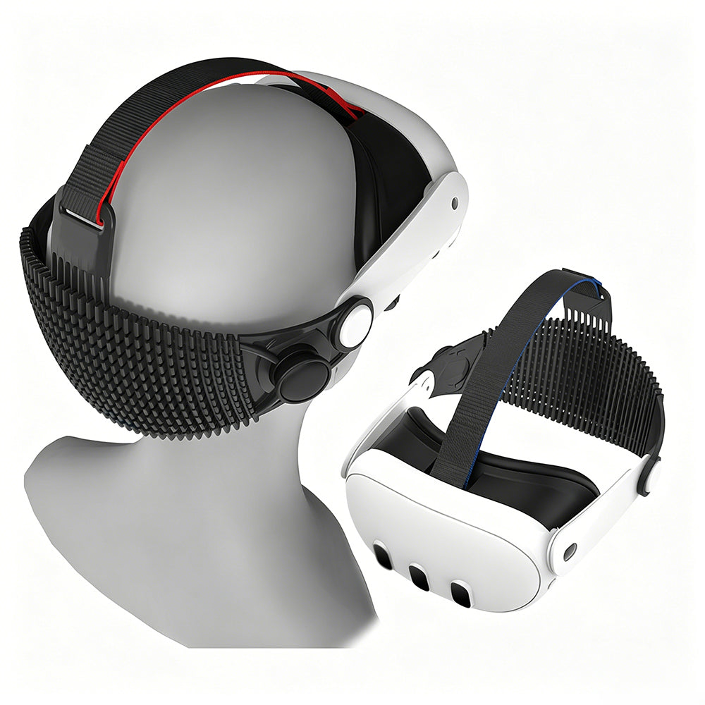 Adjustable Soft Head Strap Compatible with Quest 3 and 3S-Black