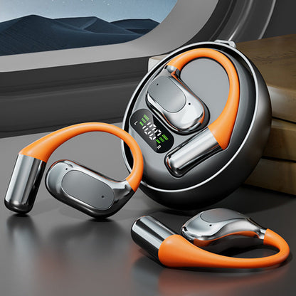 Bluetooth 5.4 Language Translator Earbuds Wireless 144-Language Translation Music Earphones with Charging Case Black