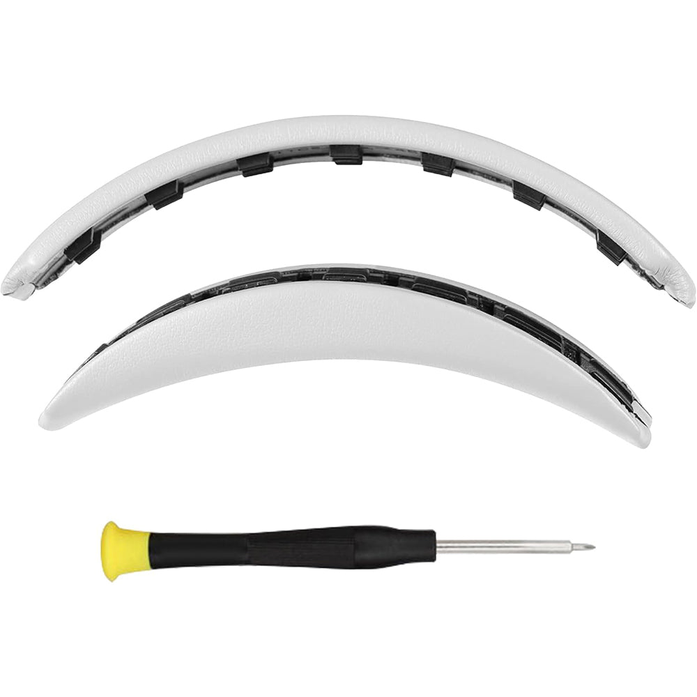 Replacement Headband Cushion for Bose QC35 QC35 II QC45 with Screwdriver-White