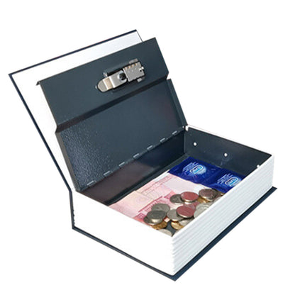 Fake Book Safe with Combination Lock Book Safe Lock Box for Cash Jewellery-Blue