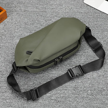 Travel Sling Bag Stylish Crossbody Bag Water-resistant Shoulder Bag for Sport Work Hiking Green