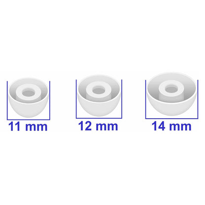 12 Pack Silicone Ear Tips for Samsung Galaxy Buds2 Pro S M L Sizes Replacement-White