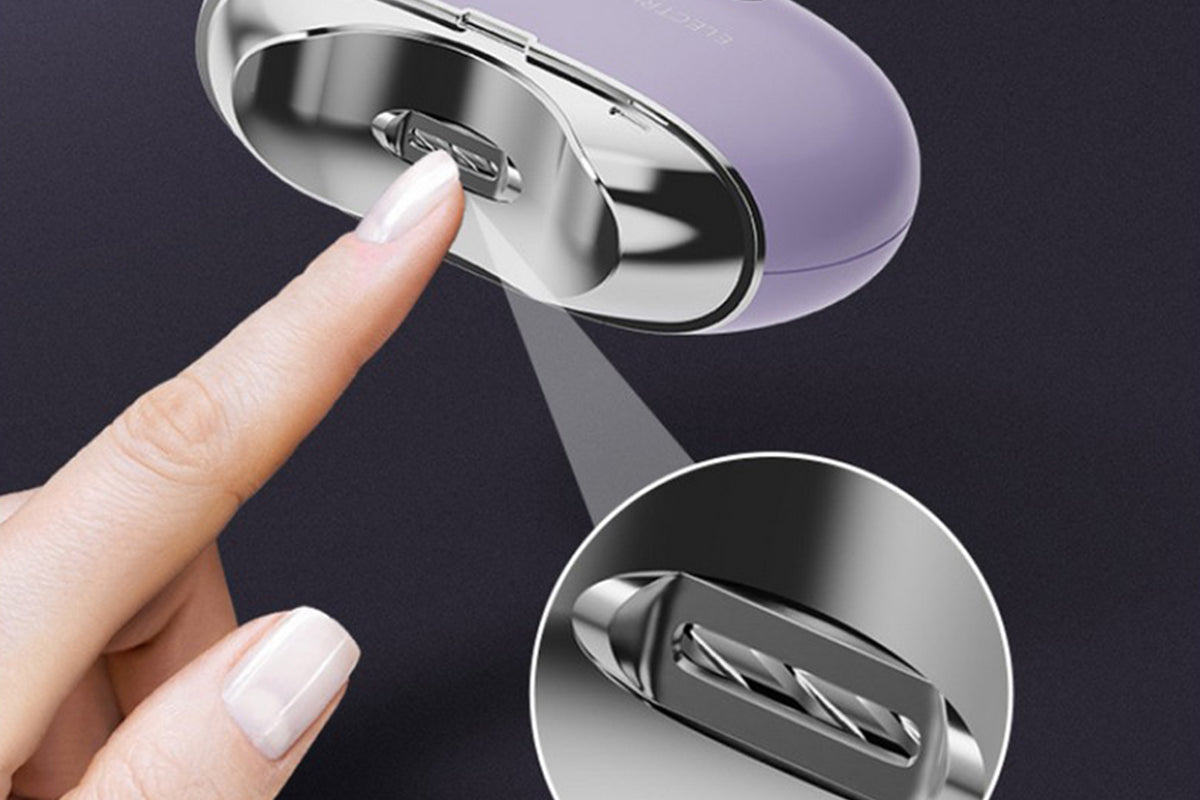 Electric USB Automatic Nail Clipper - Purple