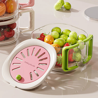2 in 1 Collapsible Colander and Basin -Pink