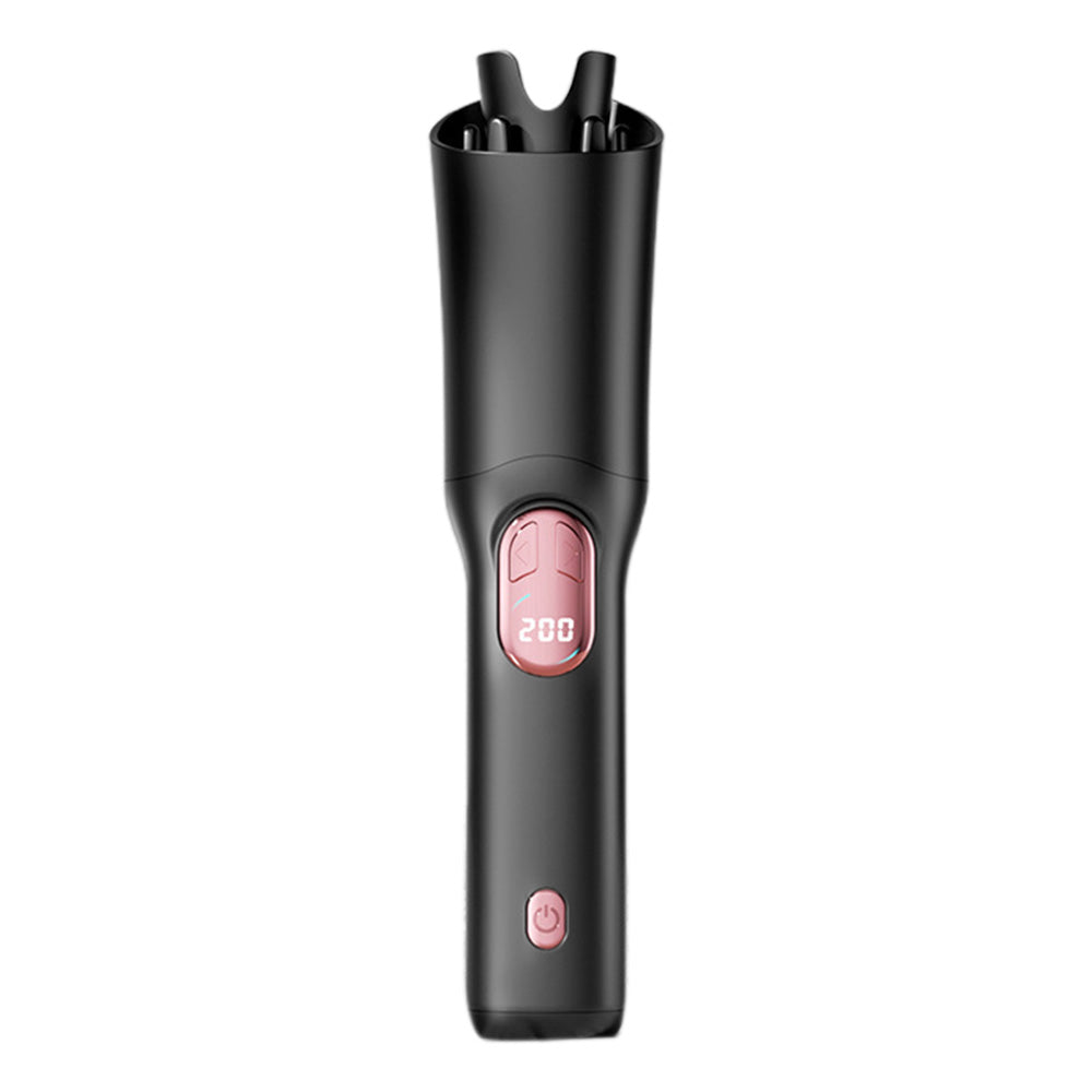 Automatic Curling Iron with 3 Temperatures Curling Iron 2-Way Rotation for Hair Styling Black