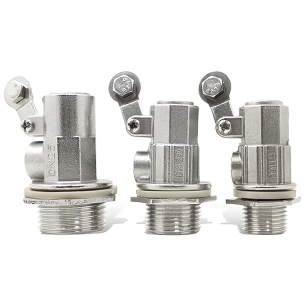 2Pcs 304 Stainless Steel Automatic Water Level Float Valves-DN15