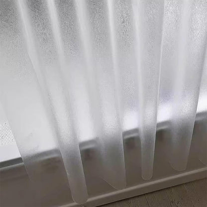 PEVA Thickened Shower Curtain Liner 180x180cm with Rustproof Grommets and Hooks-Clear