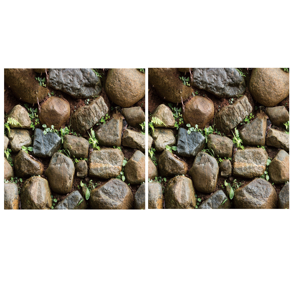 2pcs 10M 3D Natural Brick Stone Wallpaper Self Adhesive Wall Sticker -Style 5