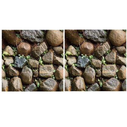2pcs 10M 3D Natural Brick Stone Wallpaper Self Adhesive Wall Sticker -Style 5