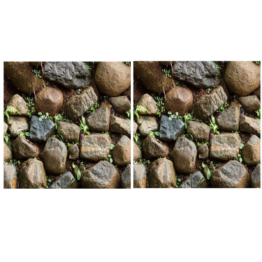 2pcs 10M 3D Natural Brick Stone Wallpaper Self Adhesive Wall Sticker -Style 5