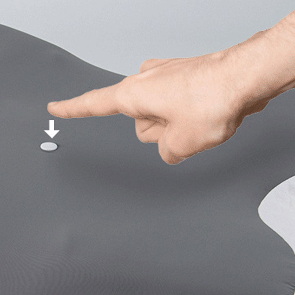 Adjustable Cervical Neck Pillow Ergonomic Memory Foam Pillow for Side Back Stomach Sleeper Gray and White