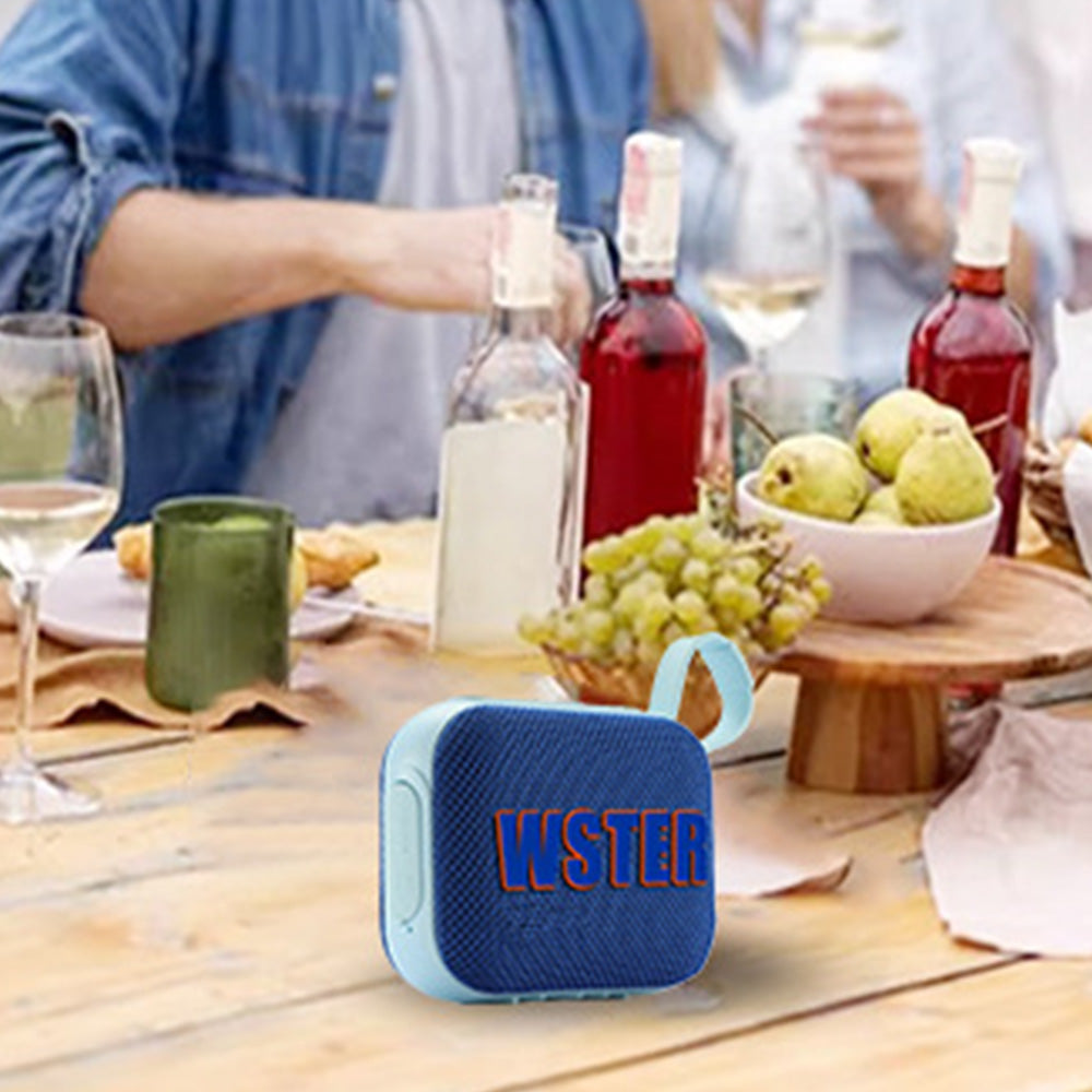 Mini Portable Outdoor Bluetooth 5.4 Speaker IPX4 Waterproof TWS Pairing-Navy