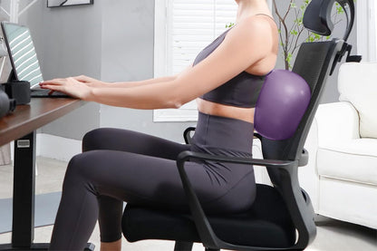 9 Inch Pilates Ball Mini Yoga Ball - Purple