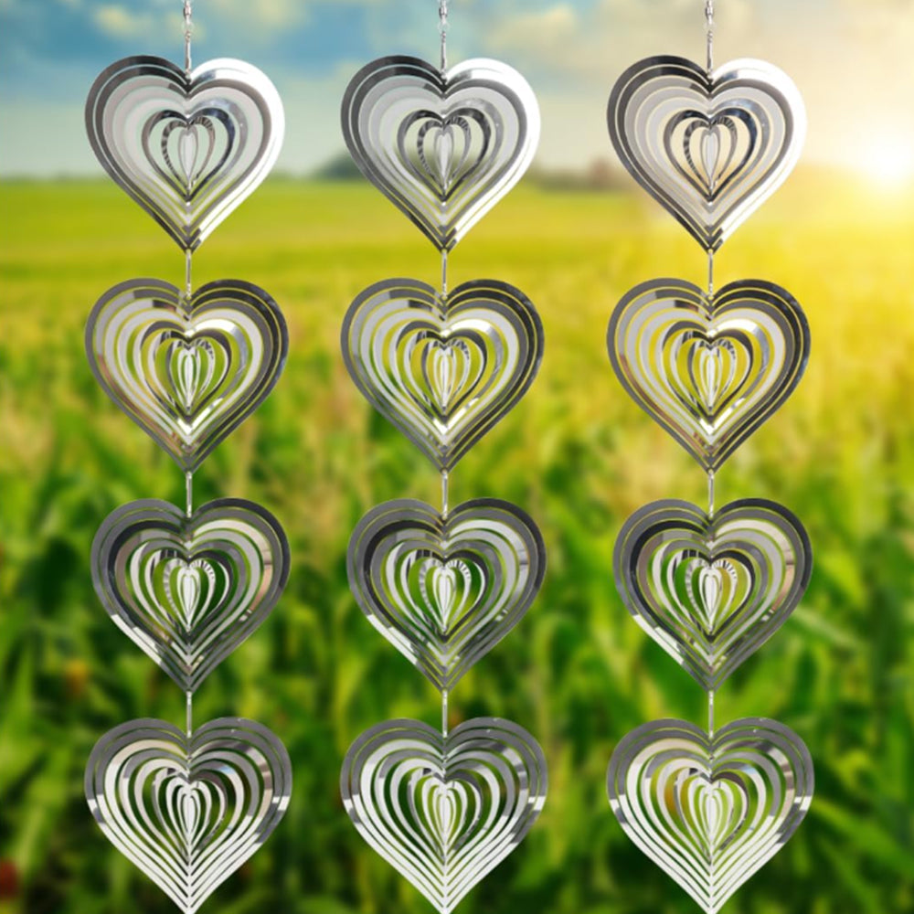 Reflective Hanging Bird Deterrent Rotating Wind Spinner Bird Scare Device Outdoor Decor Style 3