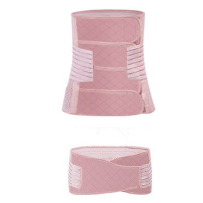 Women Postpartum Belt Belly Support Recovery Wrap Body Shaper Waist Shapewear-Pink
