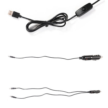 12V Heated Car Seat Cushion Universal Winter Heating Pad for Vehicles