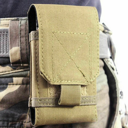 Tactical Molle Mobile Phone Pouch- Khaki