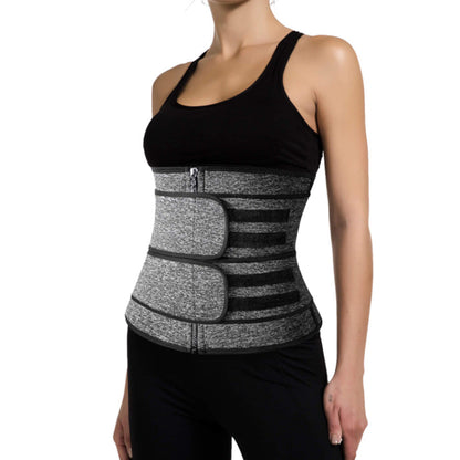 Sweat Waist Trainer for Women ¨C Sauna Sweat Belt Slim Body Shaper Corset Grey