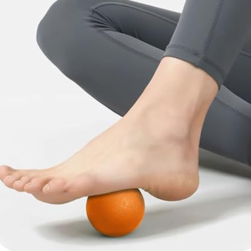 Fitness Foam Roller Set for Deep Tissue Muscle Massage Exercise Massage Rollers Orange