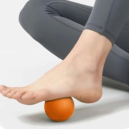 Fitness Foam Roller Set for Deep Tissue Muscle Massage Exercise Massage Rollers Orange