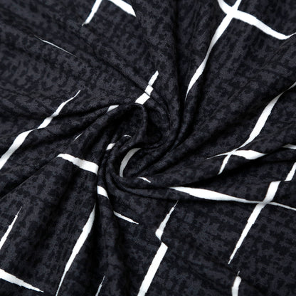 Printed Ergonomic Office Computer Game Chair Slipcovers Stretchy Seat Chair Covers -Black