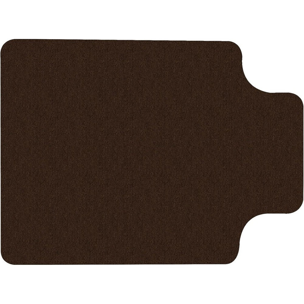 Anti-Slip Office Chair Mat for Carpet - Brown