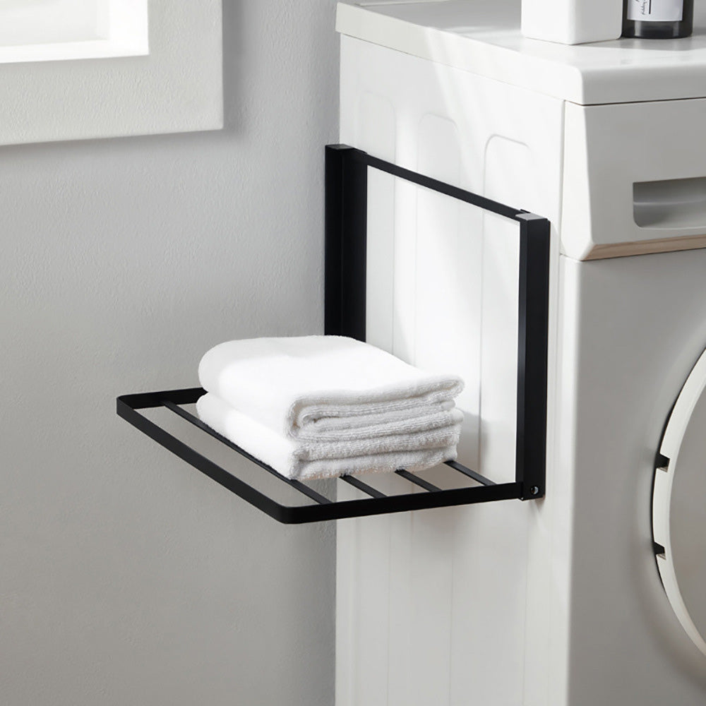 Foldable Storage Shelf for Washing Machine and Refrigerator-White