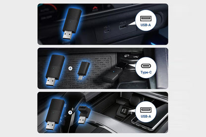 For Apple CarPlay Wireless Adapter Car Play Dongle Bluetooth WiFi Fast Connect