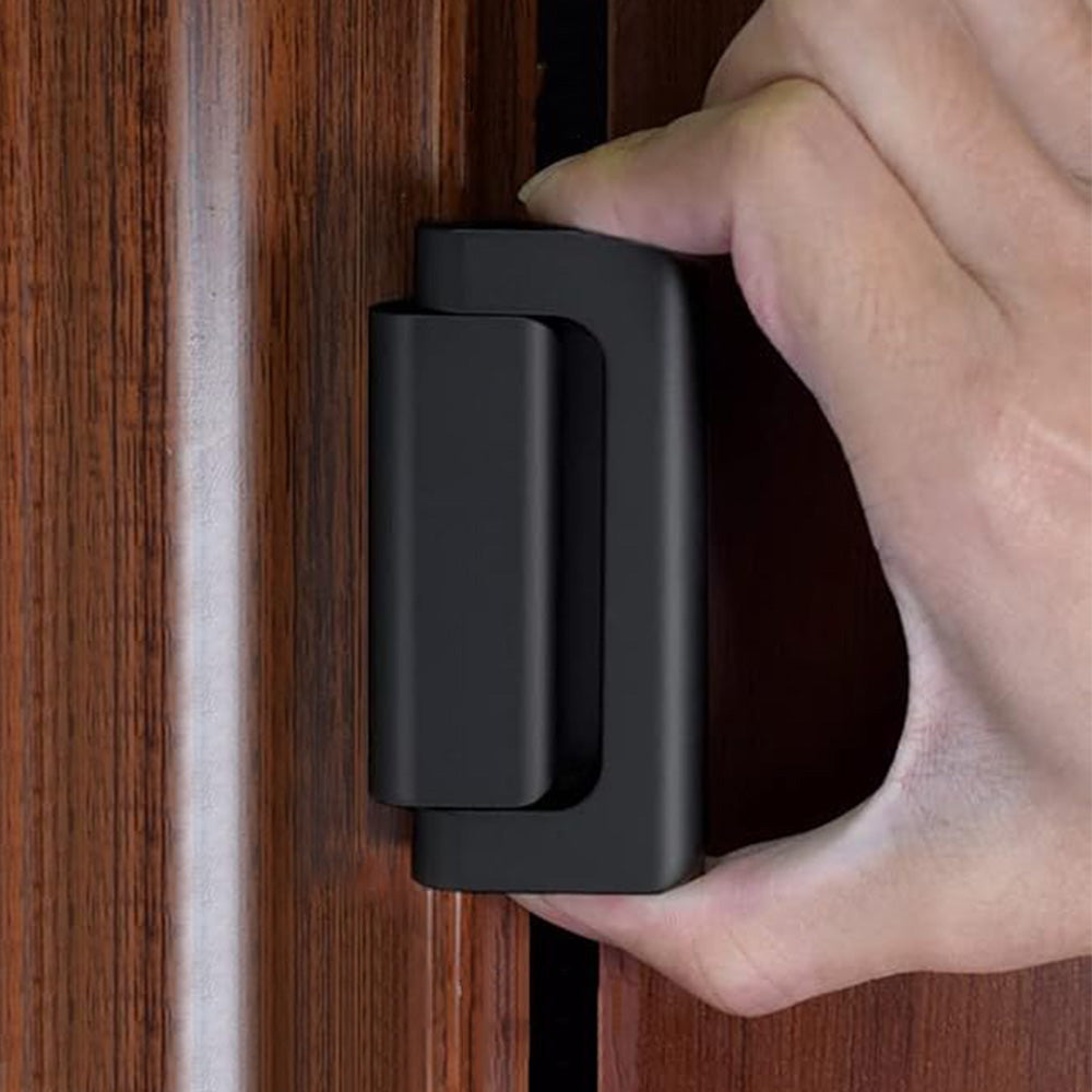 2 Pack Home Security Door Lock Door Reinforcement Lock -Black