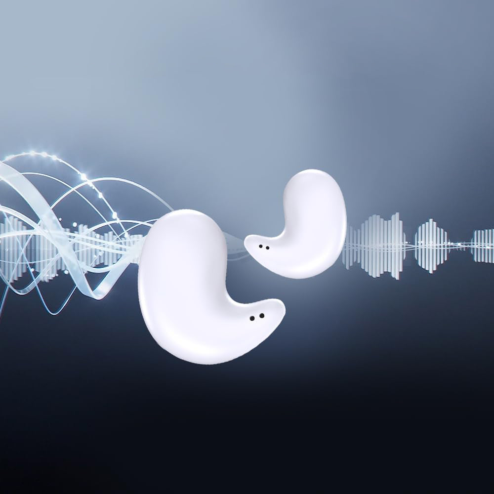 150 Languages AI Translation Earbuds Sleep Earbuds - White