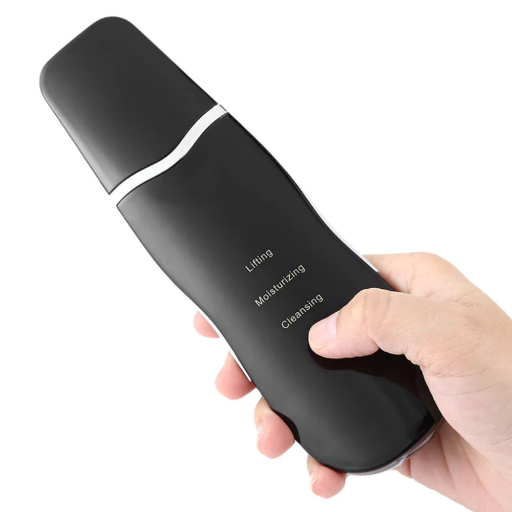 Ultrasonic Skin Scrubber Pore Cleansing Tool for Facial Care-Black