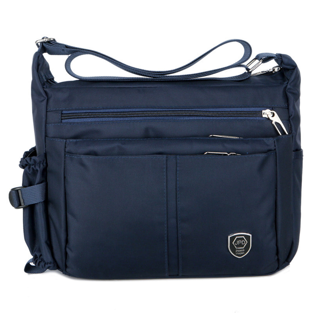 Water-Resistant Messenger Bag for Men Lightweight Travel Crossbody Sling Bag-Dark Blue