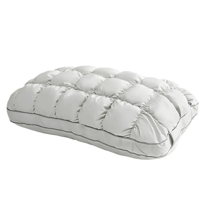 Fluffy Pillow Breathable Cute Pineapple Puff Pillow-Grey