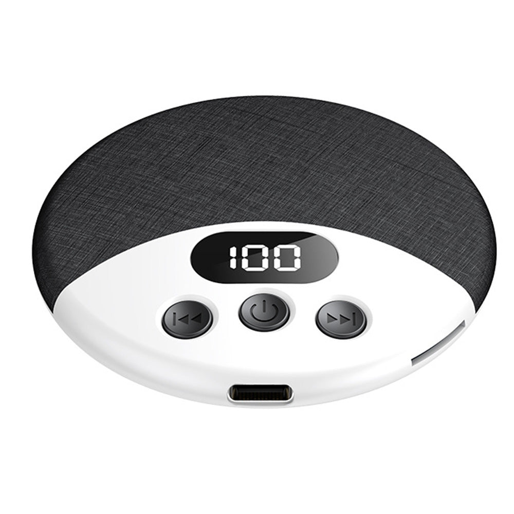 Display Under Pillow Bluetooth Sleep Speaker - Black