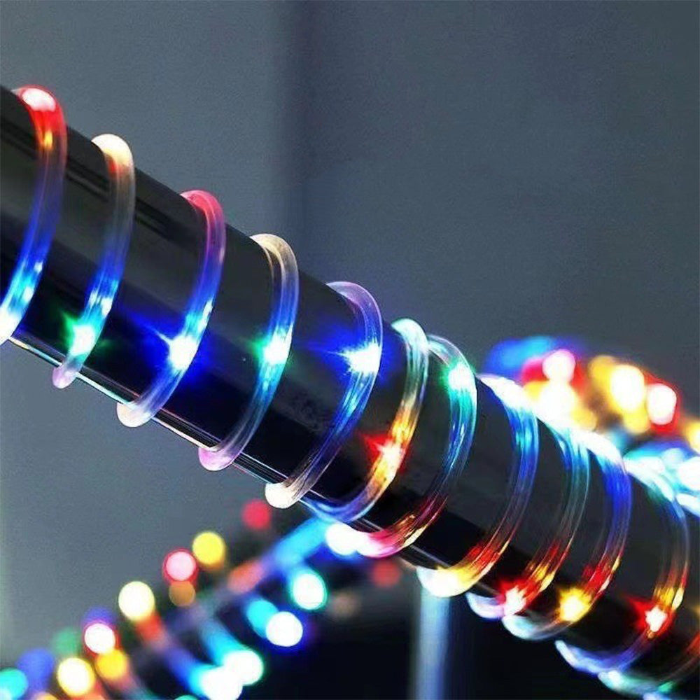 12m Solar Rope Lights with 8 Modes for Parties Weddings - Mixed Color