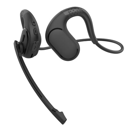 Bluetooth 5.3 Open Ear Headphones With Removable Mic Wireless Headset
