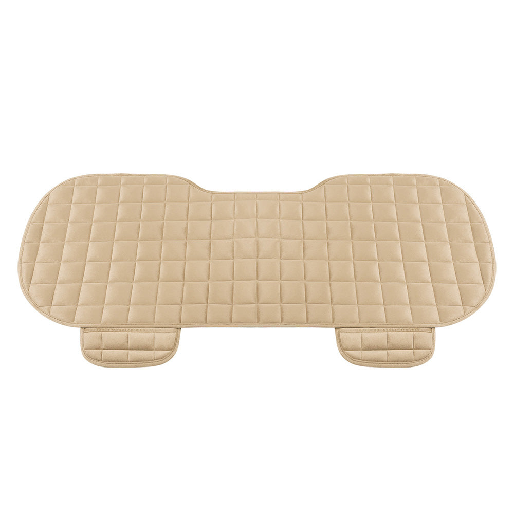 Universal Car Rear Seat Cover Back Seat Protector Mat Beige