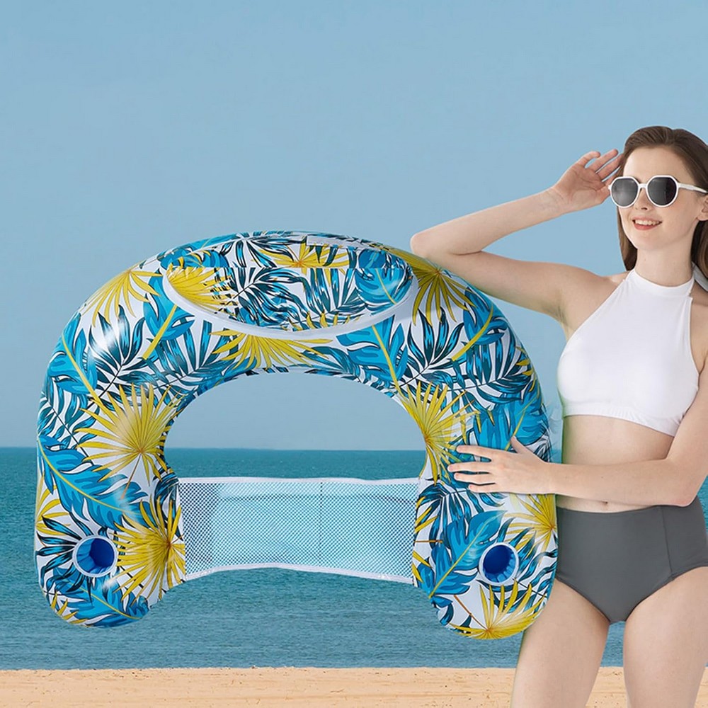 Inflatable Pool Float Chair Water Hammock Pool Lounge Style 2