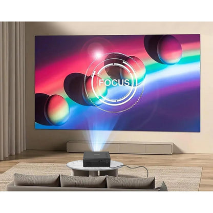 1080P Mini Projector Full HD Portable Video Projector Home Theater Movie-Black