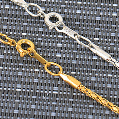 2-Pack 5X Necklace Magnifier Long Chain Magnifying Pendant for Reading Zooming Needlework