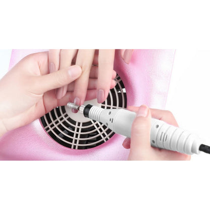 Electric Nail Drill Kit for Gel Nails Manicure Pedicure Polishing-White