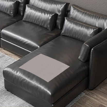 Self Adhesive Leather Repair Patch 50x500cm Vinyl Sofa Couch Car Seat Repair Tape-Grey