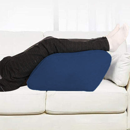 Wedge Pillow for Sleeping Inflatable Leg Elevation Pillow Leg Support Pillow for Ankle Foot Rest Blue